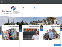 Tablet Screenshot of bergmanpostma.nl